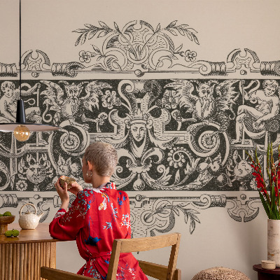 Fotobehang voor slaapkamer met mythologische motieven