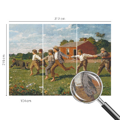 Fotobehang voor de woonkamer Vrolijk plezier