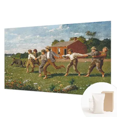 Fotobehang voor de woonkamer met een vrolijk en speels ontwerp