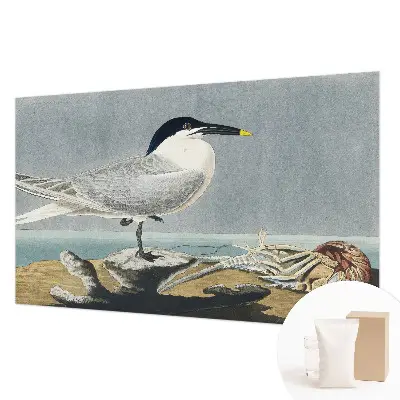 Uniek fotobehang met een ornithologisch elegant ontwerp