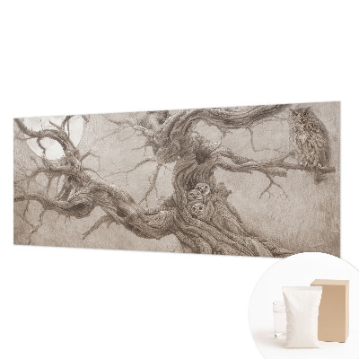 Modern fotobehang voor de woonkamer Nachtvogels