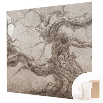 Modern fotobehang voor de woonkamer Nachtvogels