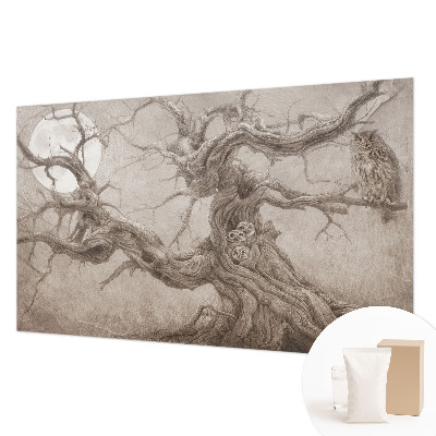 Modern fotobehang voor de woonkamer Nachtvogels