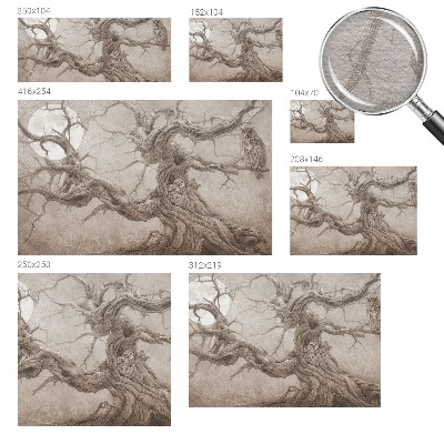 Modern fotobehang voor de woonkamer Nachtvogels