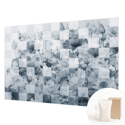 Luxe fotobehang met een motief van lotusbloemen