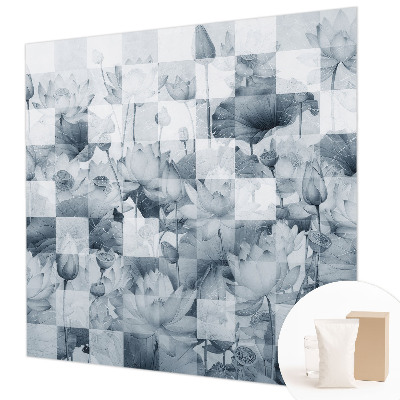 Luxe fotobehang met een motief van lotusbloemen