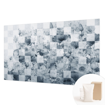 Luxe fotobehang met een motief van lotusbloemen