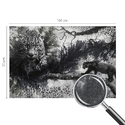 Kwalitatief fotobehang Abstracte luipaarden