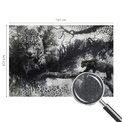 Kwalitatief fotobehang Abstracte luipaarden