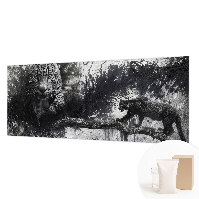 Kwalitatief fotobehang met een abstract luipaardmotief
