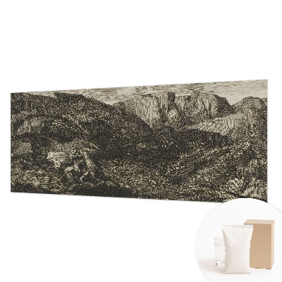 Groot fotobehang Bergtocht