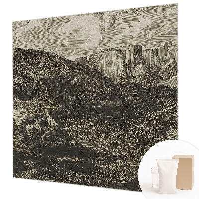 Groot fotobehang Bergtocht