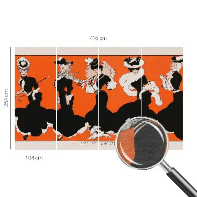 Fotobehang vliesbehang voor dameskleding