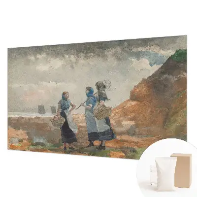 Fotobehang vlies met een sereen kustlandschap
