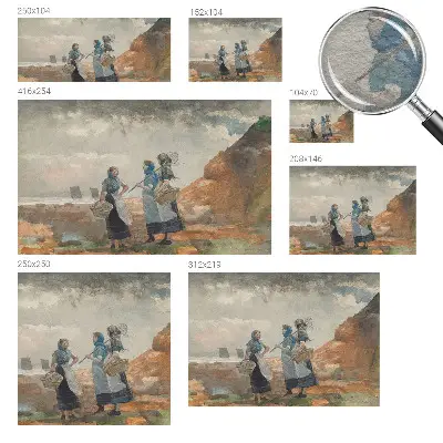 Fotobehang vlies met een sereen kustlandschap