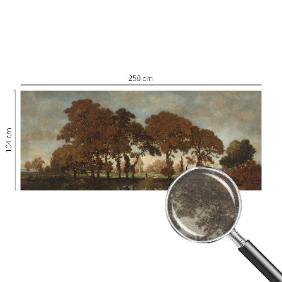 Muur behang Idyllisch landschap