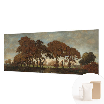 Muur behang Idyllisch landschap