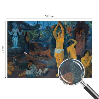 Fotobehang naadloos met een tropisch harmoniedesign