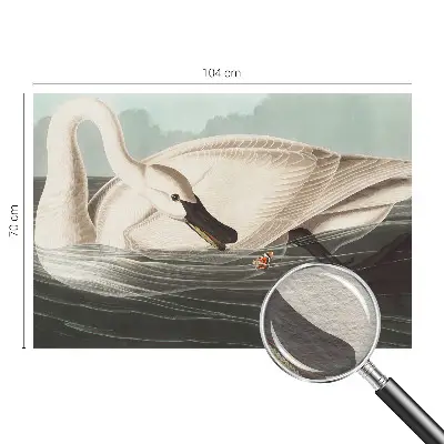 Fotobehang slaapkamer met een rustige natuurrijke print die een harmonieuze sfeer creëert