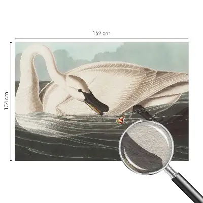 Fotobehang slaapkamer met een rustige natuurrijke print die een harmonieuze sfeer creëert