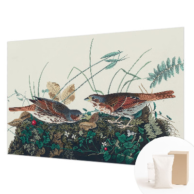 Fotobehang voor slaapkamer met een rustgevende natuurrijke print