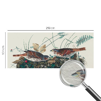 Fotobehang voor slaapkamer met een rustgevende natuurrijke print