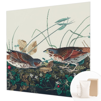 Fotobehang voor slaapkamer met een rustgevende natuurrijke print