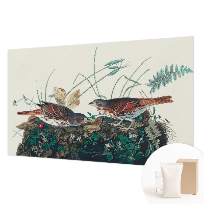 Fotobehang voor slaapkamer met een rustgevende natuurrijke print