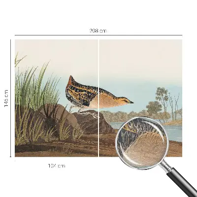 Fotobehang voor de woonkamer met een natuurlijke scène