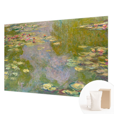Modern fotobehang met een motief van waterlelies