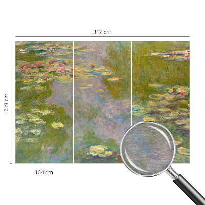 Modern fotobehang Waterlelies