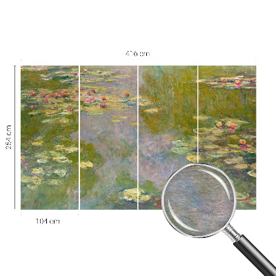 Modern fotobehang Waterlelies