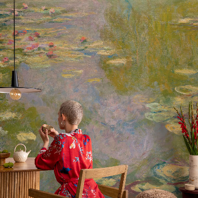 Modern fotobehang Waterlelies