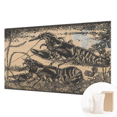 Modern fotobehang voor de woonkamer Waterkreeft