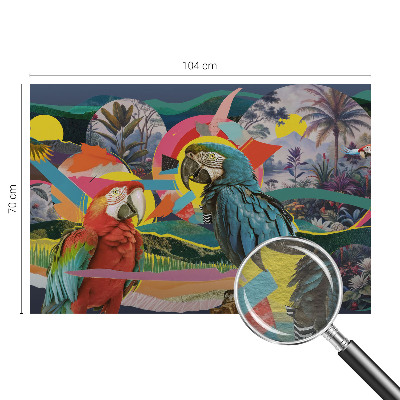 Premium fotobehang Exotische vogels