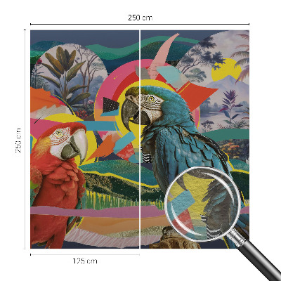 Premium fotobehang Exotische vogels