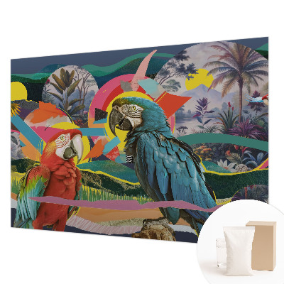 Premium fotobehang Exotische vogels