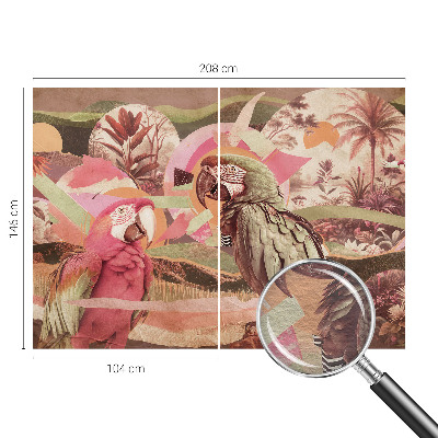 Sfeervol fotobehang Tropische vogels