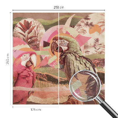 Sfeervol fotobehang Tropische vogels