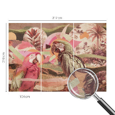 Sfeervol fotobehang Tropische vogels