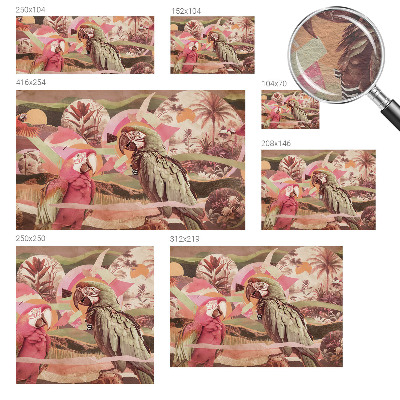 Sfeervol fotobehang Tropische vogels