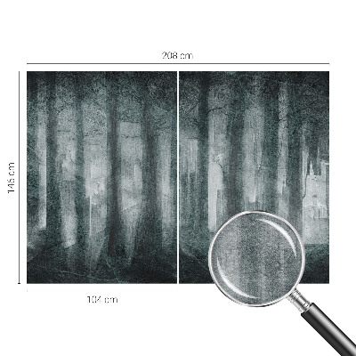 Hoogwaardig fotobehang Mysterieus bos