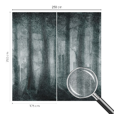 Hoogwaardig fotobehang Mysterieus bos