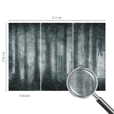 Hoogwaardig fotobehang Mysterieus bos