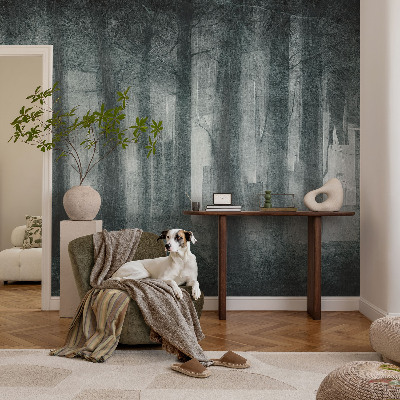 Hoogwaardig fotobehang Mysterieus bos