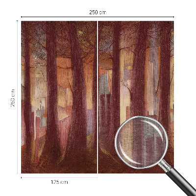 Groot fotobehang Mysterieus landschap