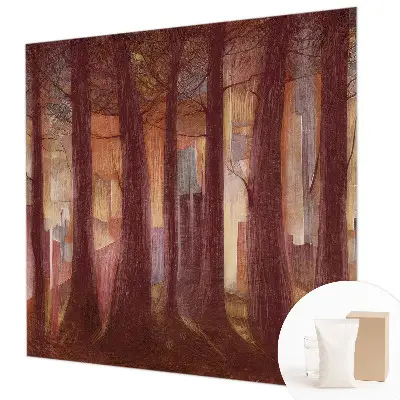 Groot fotobehang met een mysterieus landschap