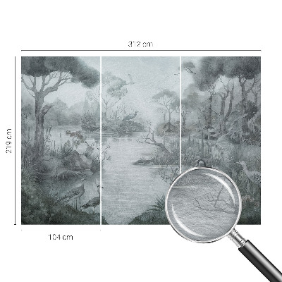 Uniek fotobehang Natuurlandschap