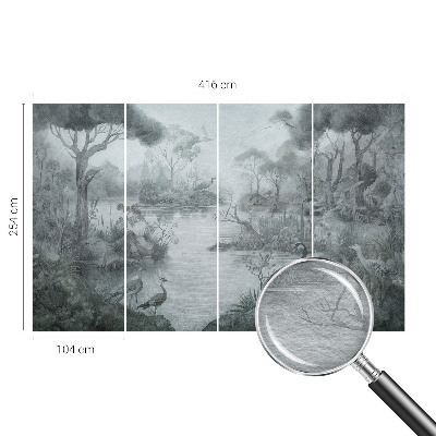 Uniek fotobehang Natuurlandschap
