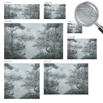 Uniek fotobehang Natuurlandschap